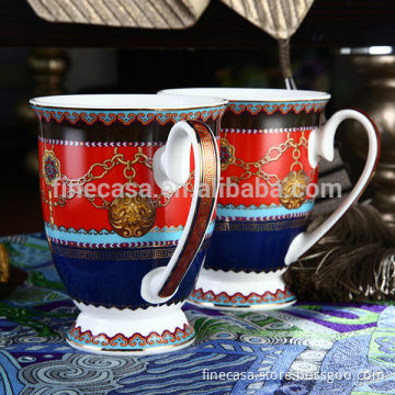 11OZ Fine Bone China Luxury Ceramic Coffee Mug of Grand Banquet